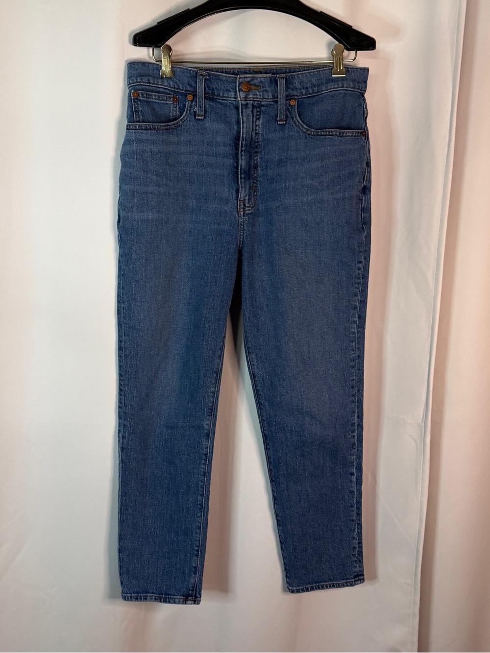 Madewell The Mom High-Rise Jeans - Denim Blue